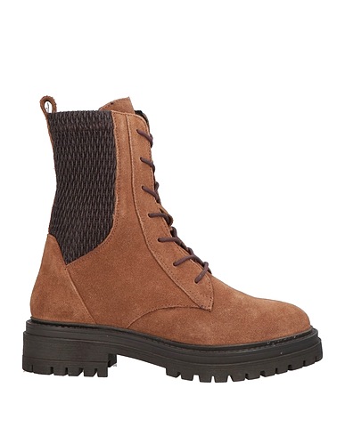 GEOX Ankle boot Brown Leather