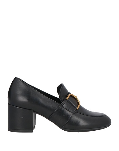 GEOX Loafers Black Sheepskin