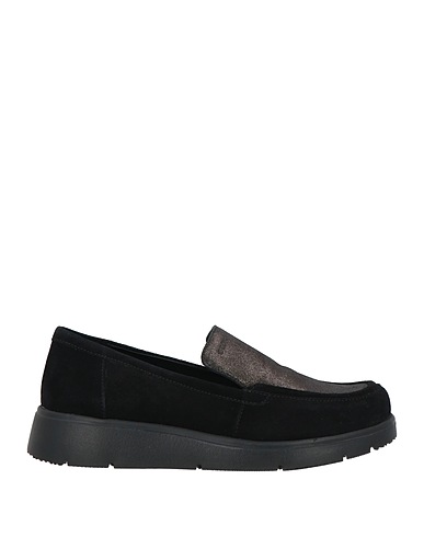 GEOX Loafers Black Leather