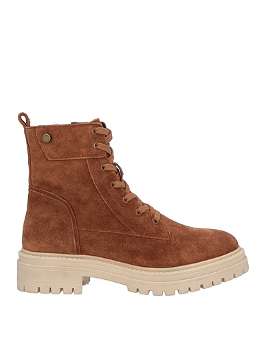 GEOX Ankle boot Brown Leather