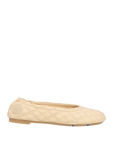 BURBERRY PRORSUM Ballet flats Beige Leather