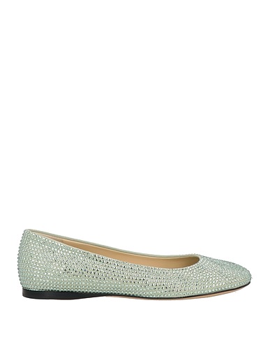 LOEWE Ballet flats Sage green Leather