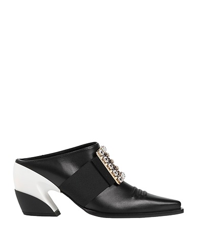 ROGER VIVIER Mules and clogs Black Leather
