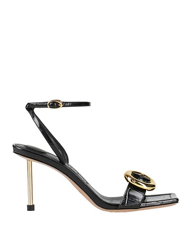 JACQUEMUS Sandals Black Leather