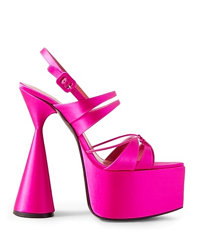 D'ACCORI Sandals Fuchsia Textile fibres