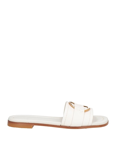 MONCLER Sandali Bianco Pelle