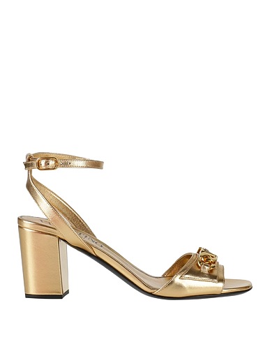 VALENTINO GARAVANI Sandali Oro Pelle