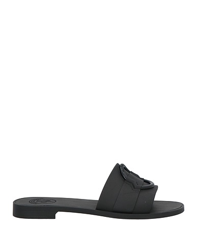 MONCLER Sandals NERO Rubber