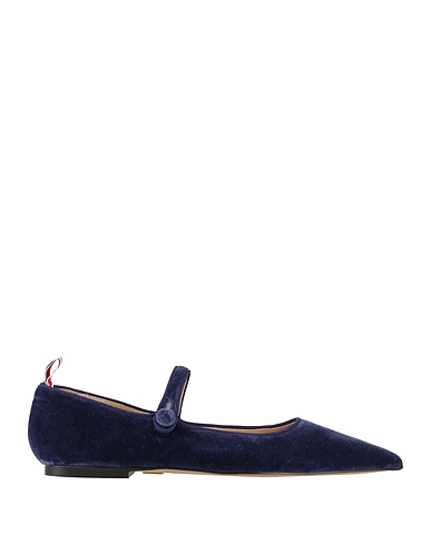 THOM BROWNE Footwear Midnight blue Textile fibers