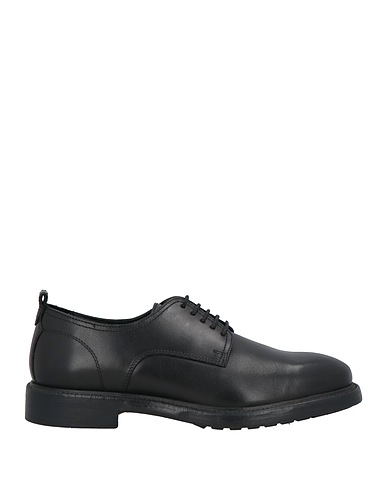 GEOX Laced shoes Black Leather