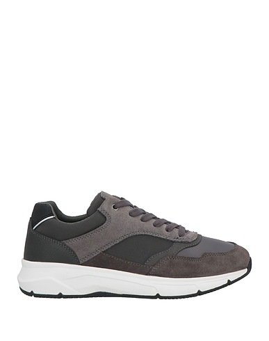 GEOX Sneakers Piombo Pelle, Fibre tessili