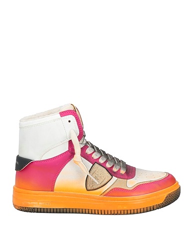 PHILIPPE MODEL Sneakers Garnet Leather, Textile fibers