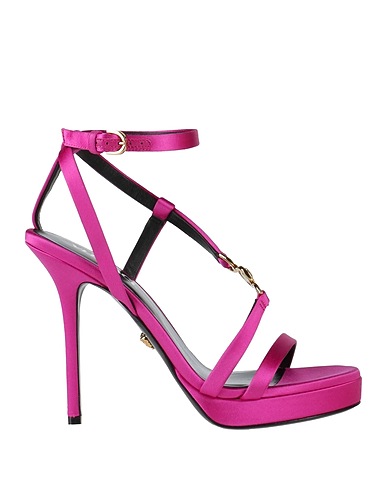 VERSACE Sandals Fuchsia Textile fibers
