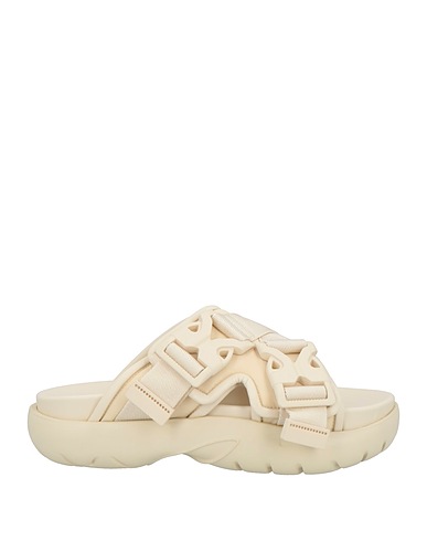 BOTTEGA VENETA Sandals Ivory Textile fibres