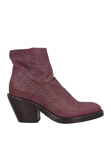 OFFICINE CREATIVE ITALIA Ankle boot Burgundy Leather