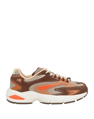 D.A.T.E. Sneakers Beige Leather, Textile fibers