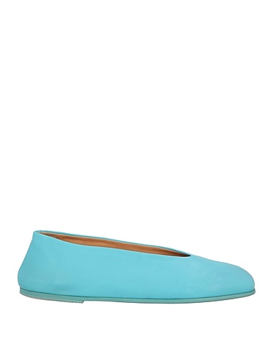 MARSÈLL Ballet flats Turquoise Calfskin