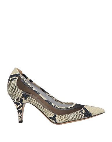 KHAITE Pump Light grey Textile fibers, Leather
