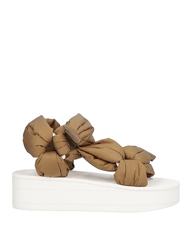 RED(V) Sandals Military green Textile fibers
