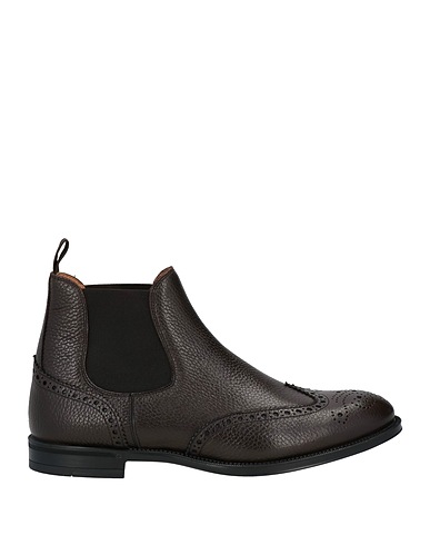DOUCAL'S Ankle boot Dark brown Leather
