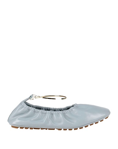 FENDI Ballet flats Sky blue Calfskin