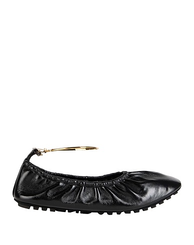 FENDI Ballet flats Black Calfskin