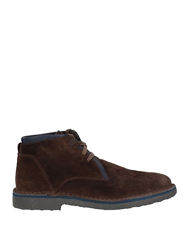 CAFèNOIR Ankle boot Dark brown Leather