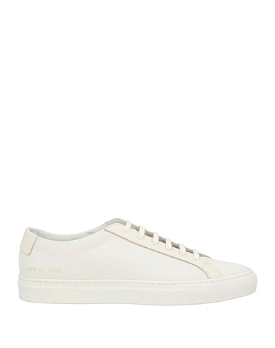 COMMON PROJECTS Sneakers Ivory Leather, Textile fibers