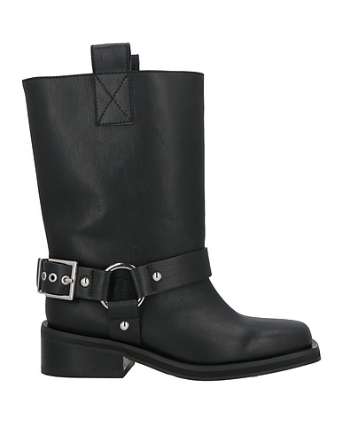 GANNI Ankle boot Black Textile fibres