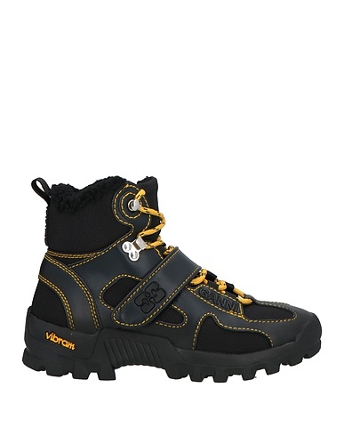 GANNI Ankle boot Black Other Fibres, Textile fibres