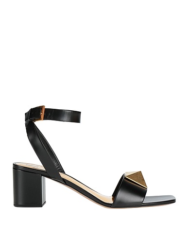 VALENTINO GARAVANI Sandals Black Leather