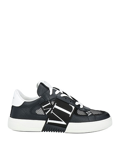 VALENTINO GARAVANI Sneakers Nero Pelle, Fibre tessili