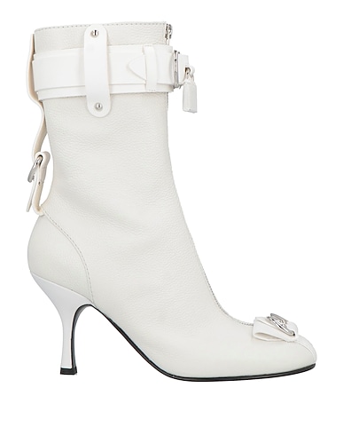 JW ANDERSON Ankle boot White Calfskin