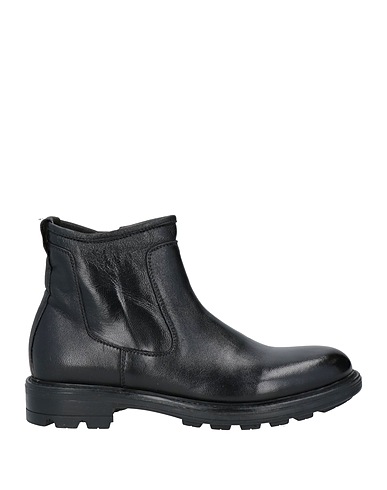 CAFèNOIR Ankle boot Black Textile fibers