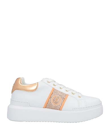 POLLINI Sneakers White Textile fibers