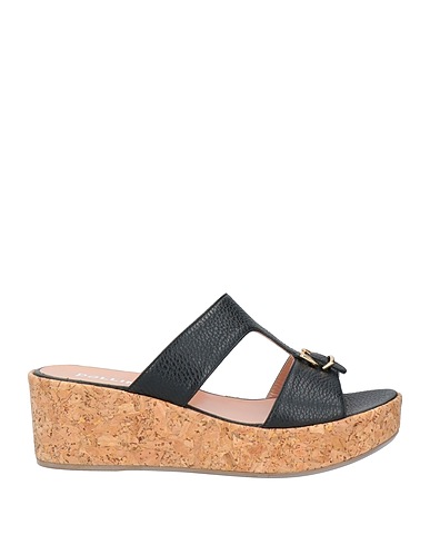 POLLINI Mule e zoccoli Nero Pelle