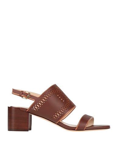 TOD'S Sandals Brown Leather