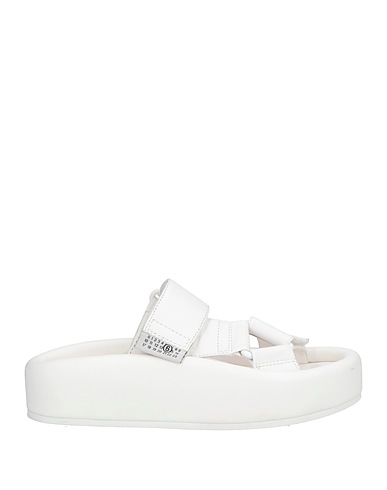 MM6 MAISON MARGIELA Sandals White Leather