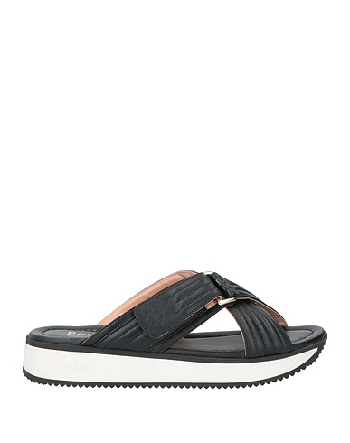 POLLINI Sandalen Schwarz Leder