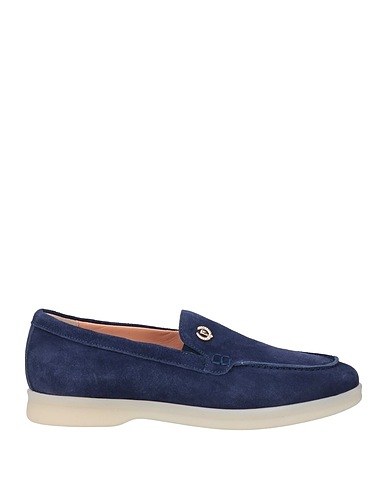 POLLINI Loafers Midnight blue Leather