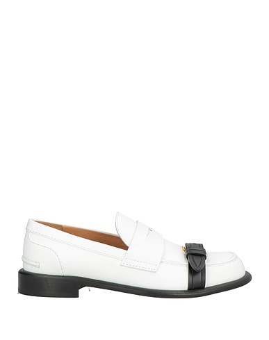 JW ANDERSON Loafers White Calfskin