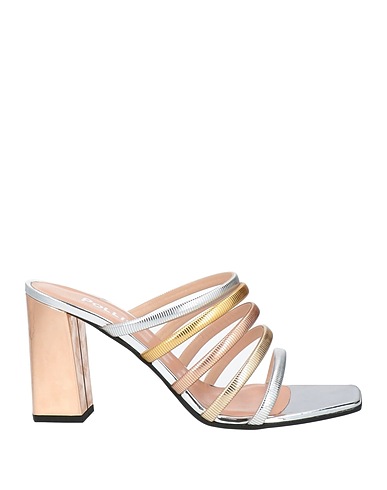POLLINI Sandals Gold 100% Polyurethane
