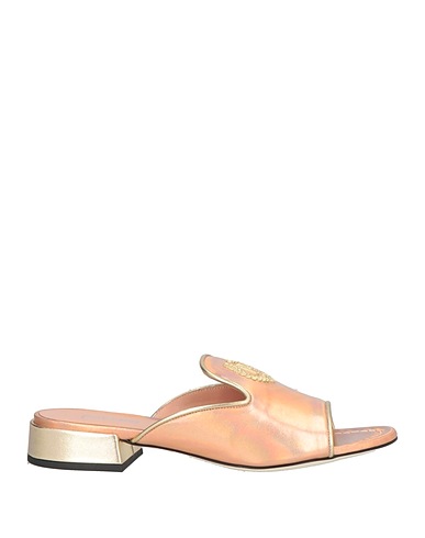 POLLINI Sandals Rose gold Leather