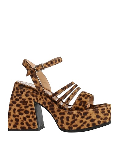 NODALETO サンダル キャメル 革(なめし加工)