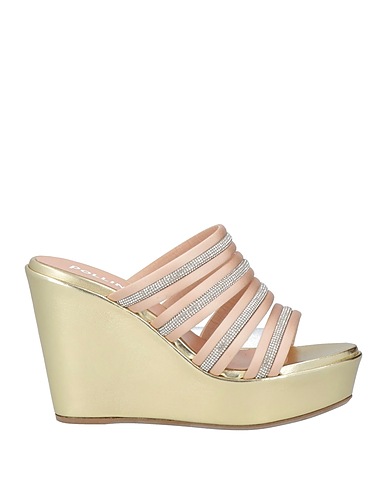 POLLINI Sandals Blush 72% Viscose, 28% Silk