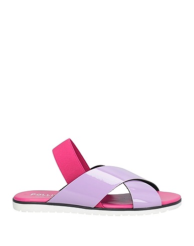 POLLINI Sandals Lilac Polyurethane