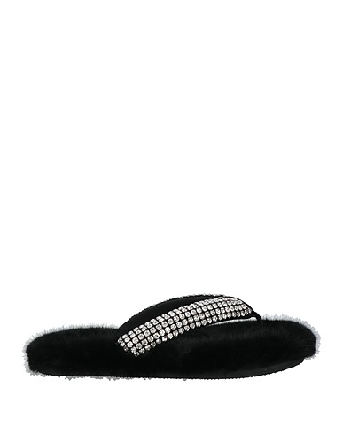 ALEXANDER WANG Flip flops Black Textile fibres