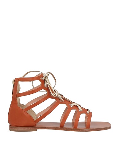 POLLINI Sandals Tan Cowhide