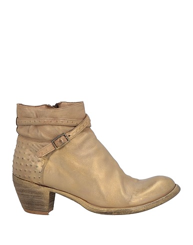 OFFICINE CREATIVE ITALIA Ankle boot Gold Leather