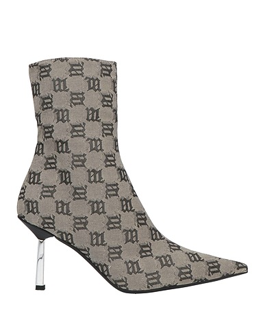 MISBHV Ankle boot Light grey Textile fibres